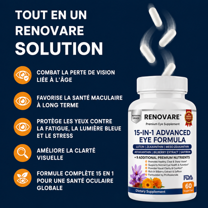 Renovare Formule avancée pour les yeux 15 en 1